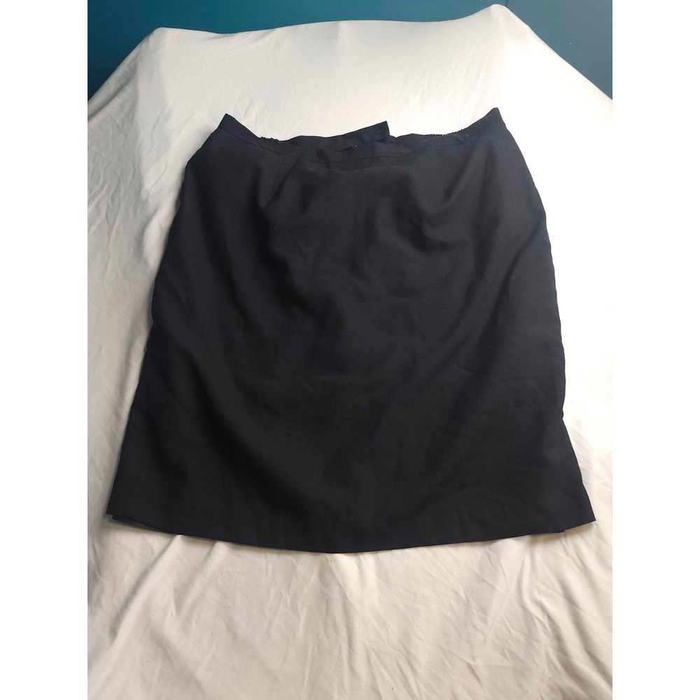 Jon Lawrence Pencil Skirt Womens 28W Black Knee Length Career Office Business‎